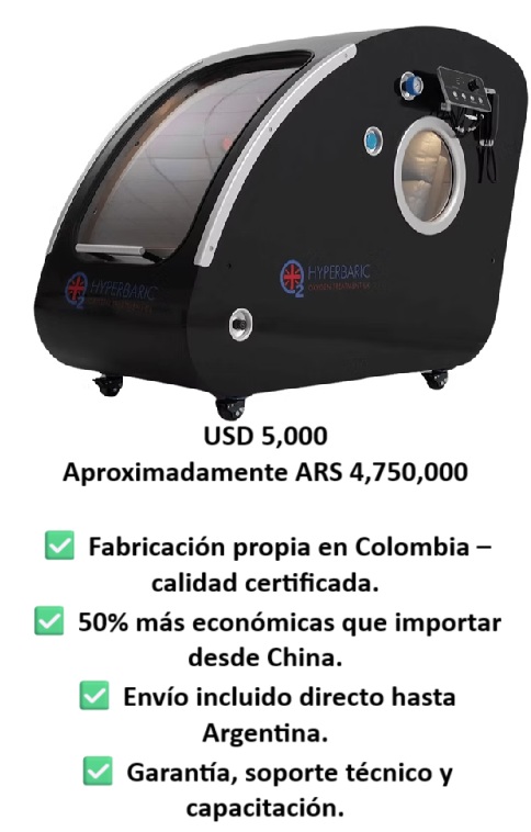 camara hiperbarica precio argentina ARS 4,750,000